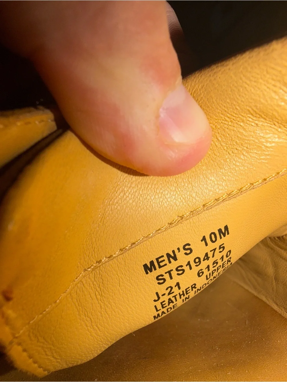 Sperry Men's Leather Boat Shoes in Tan